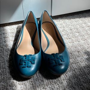 Teal Tory Birch flats